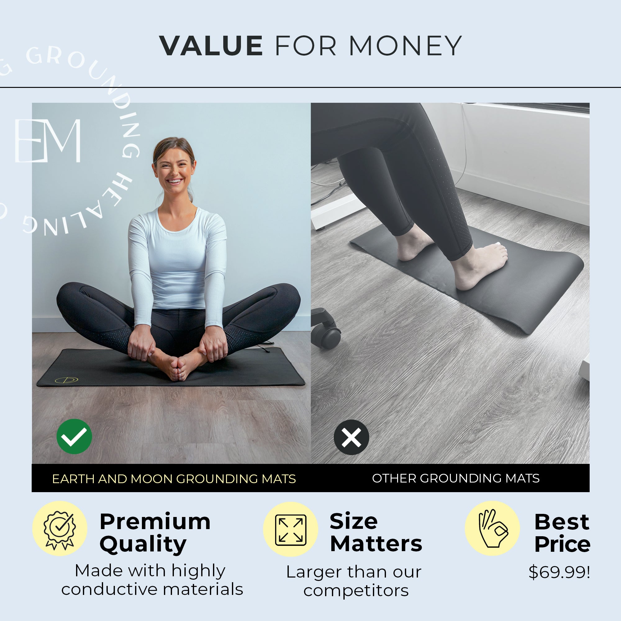 Earthing sleeping mat