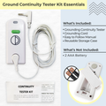 Load image into Gallery viewer, earth and moon ground continuity tester kit essentials to ensure your grounding mat has continuity