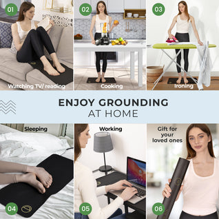 Earth and Moon™ Grounding Mat for Desk