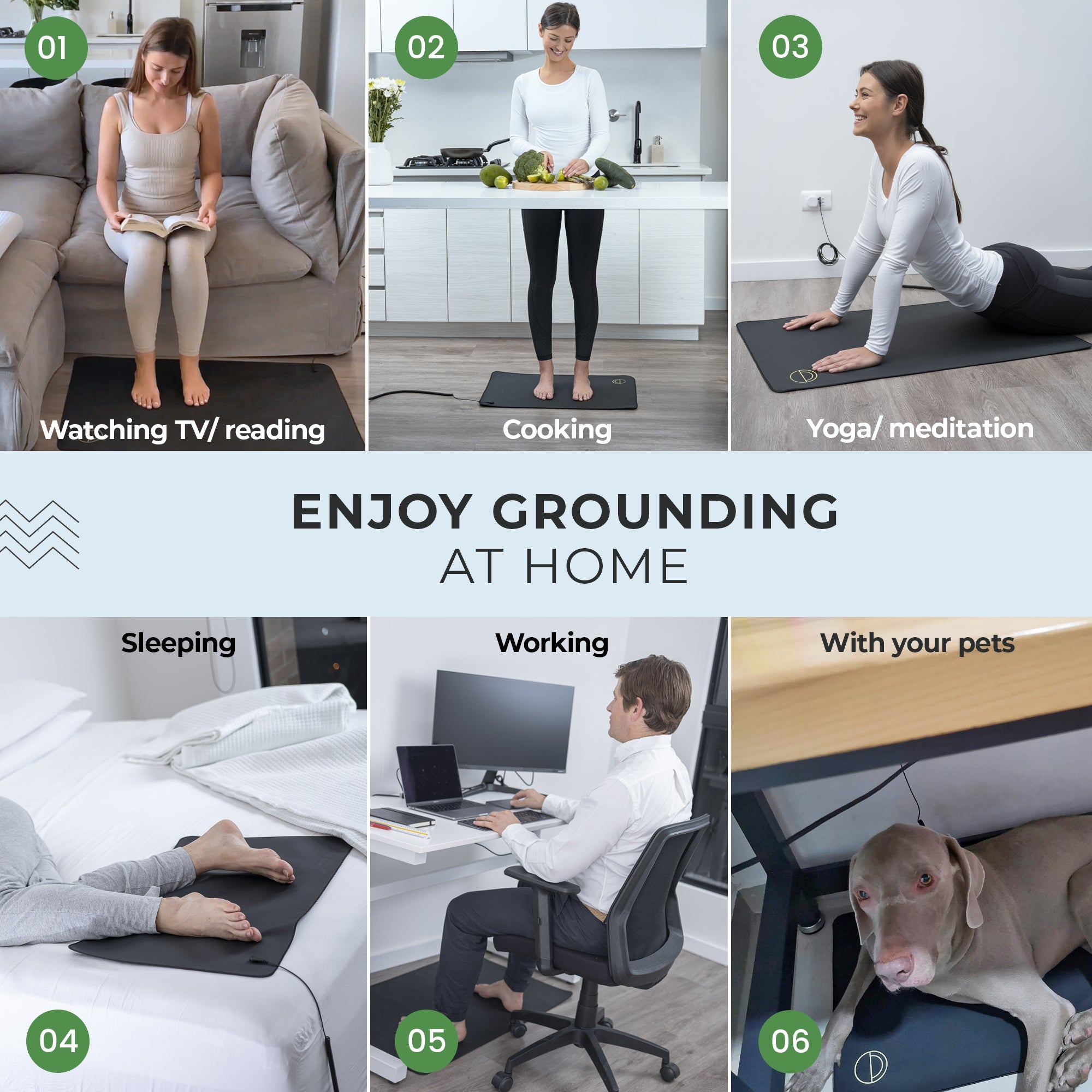 Earth and Moon™ Grounding Mat | Earth and Moon