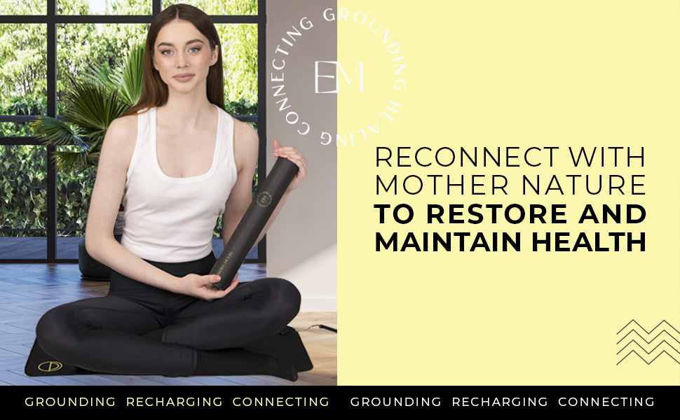 Reconnect with Mother Nature using the Earth and Moon non- electrical grounded mat.