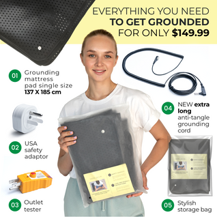 Earth and Moon™ Grounding Mat for Bed