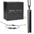 Load image into Gallery viewer, Anxiety Breathing Necklace - Earth and Moon